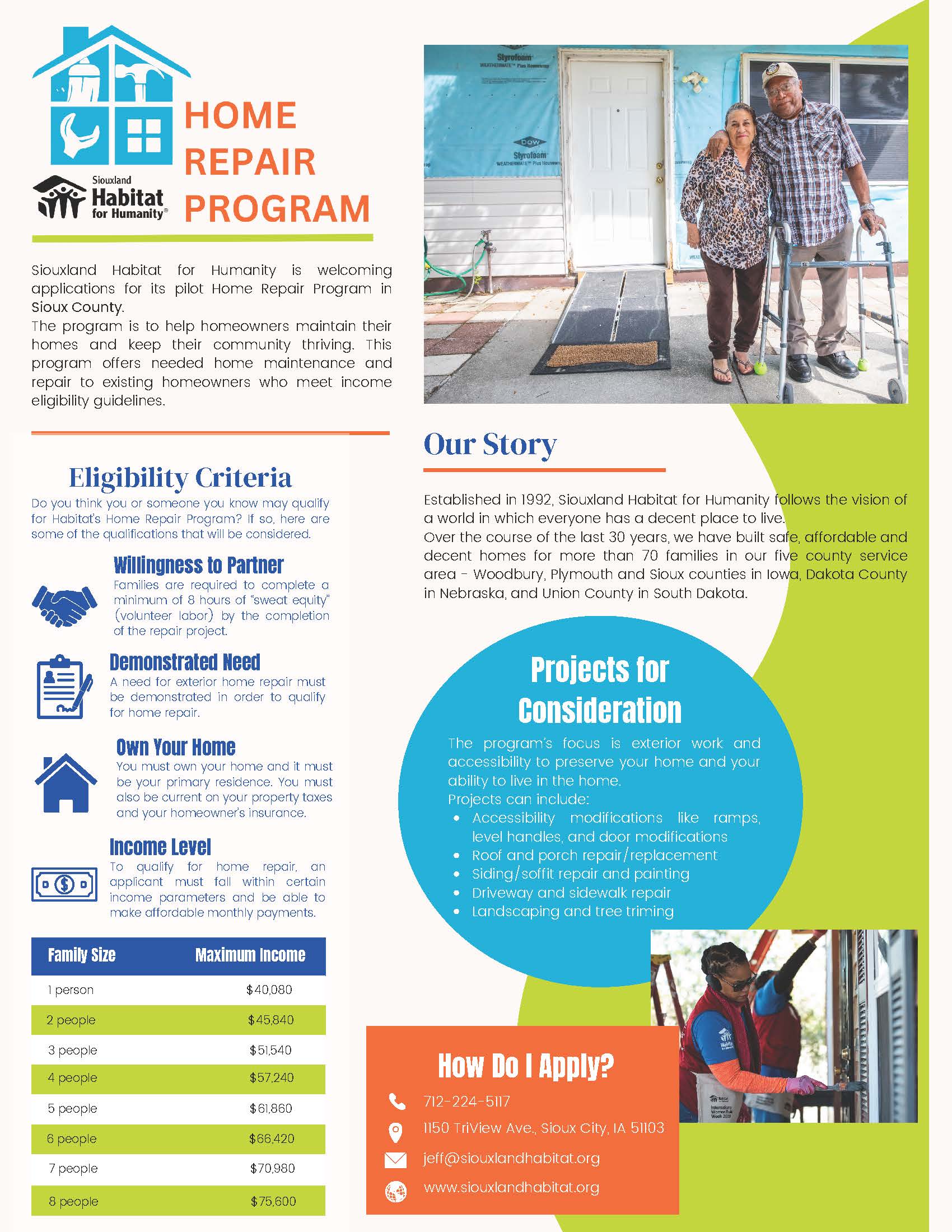 Habitat Home Repair Program